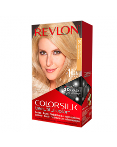 Revlon Colorsilk Coloração Permanente 80 Louro Acinzentado Claro
