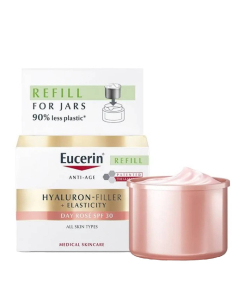 Eucerin Hyaluron-Filler + Elasticity Creme de Dia Rose FPS30 Recarga 50ml