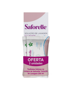 Saforelle Solução Hipoalergénica 250ml Oferta Toalhetes Íntimos 2x10unid.