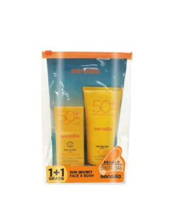 Sensilis Sun Secret SPF50+ Kit Creme Rosto + Gel Creme Corpo