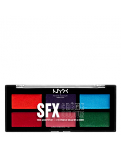 NYX SFX Face & Body Paleta Rosto e Corpo Cor Metal