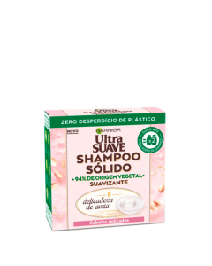 Garnier Ultra Suave Shampoo Sólido Delicadeza de Aveia Cabelos Delicados 60gr