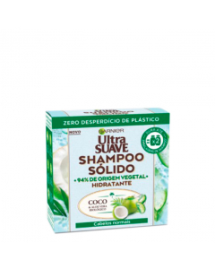 Garnier Ultra Suave Shampoo Sólido Coco e Aloe Vera Cabelos Normais 60gr