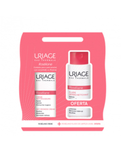 Uriage Roséliane Pack Creme Anti-vermelhidão oferta Fluido Limpeza 40+250ml