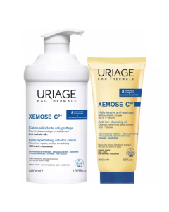 Uriage Xémose C8+ Pack Creme Emoliente oferta Óleo 400+200ml