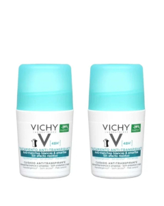 Vichy Desodorizante Roll-On 48h Antimanchas Pack 2x50ml