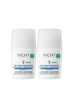 Vichy Desodorizante Roll-On 24h Sem Alumínio Pack 2x50ml