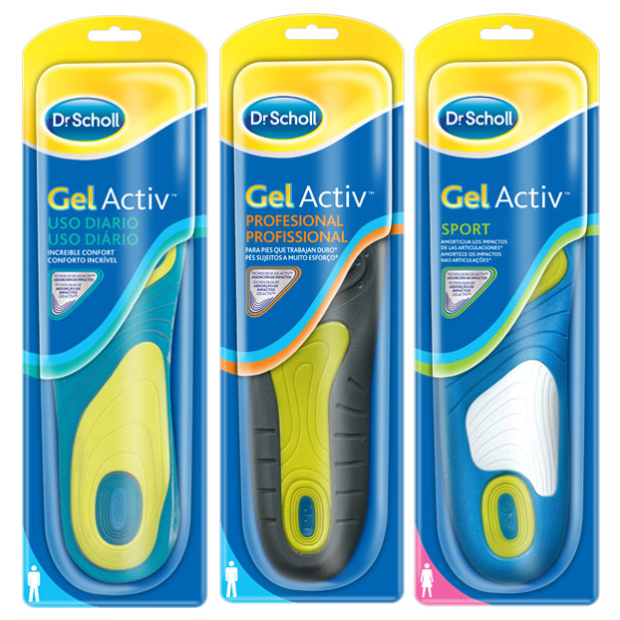 Dr Scholl GelActiv Uso Diário Homem 42-48 Palmilha