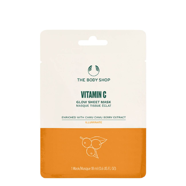 The Body Shop Máscara de Tecido Iluminadora Vitamin C 18ml