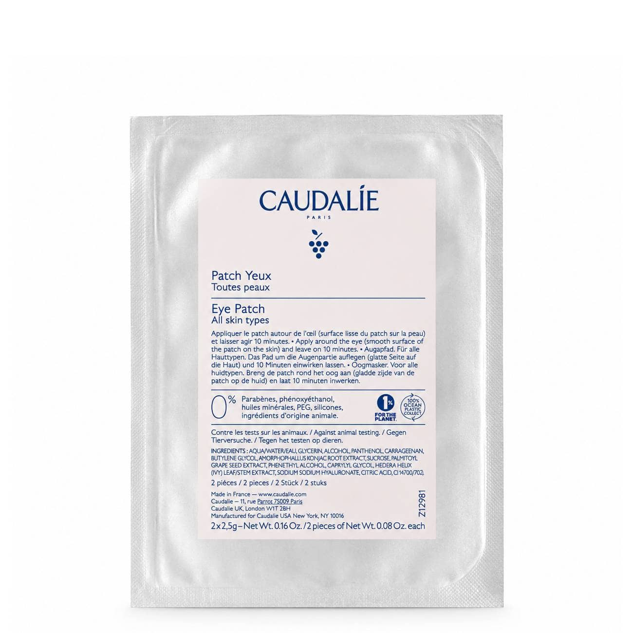 Oferta Patches de Olhos Caudalie Resveratrol Lift