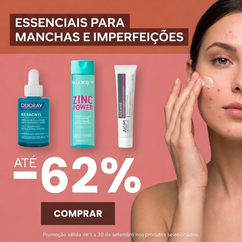 Essenciais para manchas e imperfeições  // 1 a 30 setembro '26