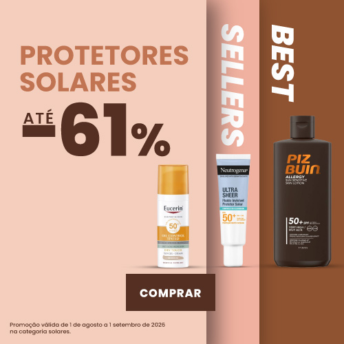Protetores solares  / 1 agosto a 1 setembro '26