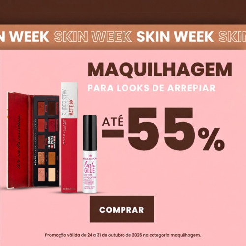 SKIN WEEK MAQUILHAGEM PARA LOOKS DE ARREPIAR // 24 a 31 de outubro '26