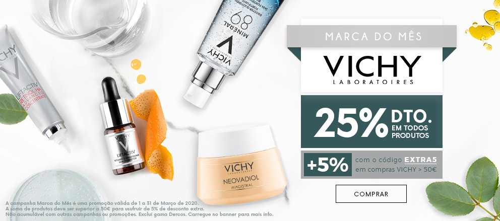 25% desconto em Vichy
