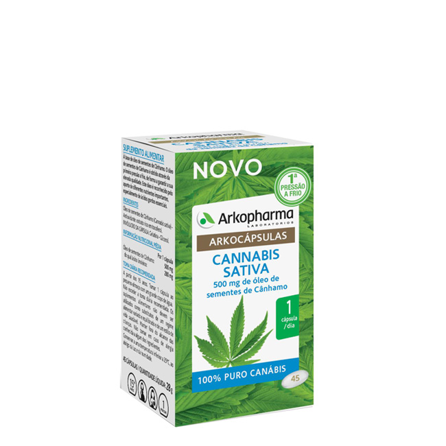 Arkocápsulas Cannabis Sativa 45 cápsulas