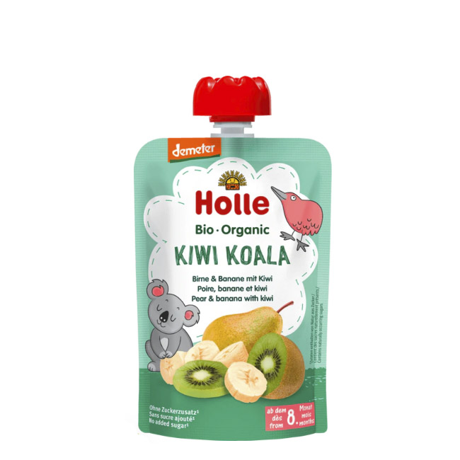 Bio Puré Saqueta Pêra, Banana e Kiwi 8M 90gr