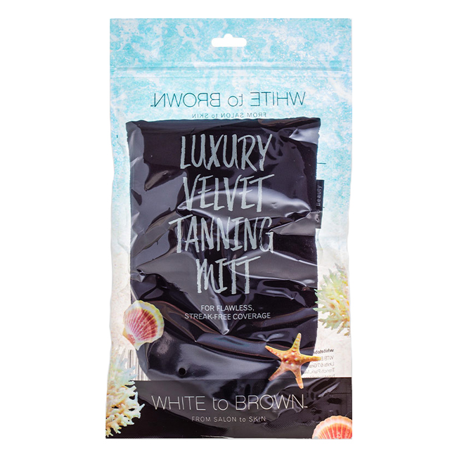 Luxury Velvet Tanning Mitt Luva Aplicadora de Autobronzeador 1un.