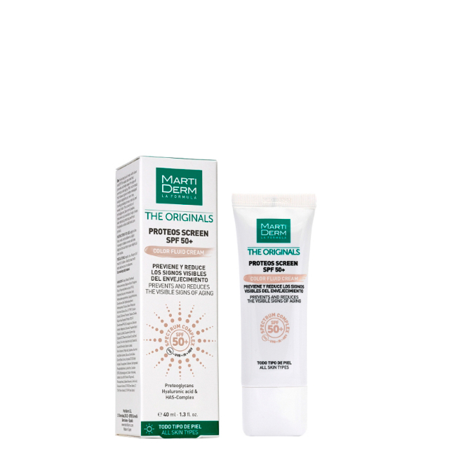 Martiderm The Originals Proteos Screen SPF50+ Creme de Cor Antienvelhecimento 40ml
